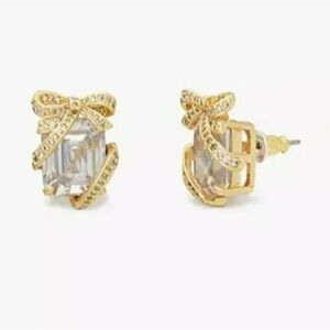 Elegant Gold and Silver Stud Earrings
